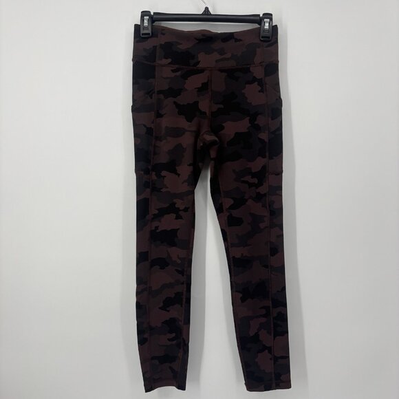 Lululemon Invigorate High-Rise Tight 25" Camo Leggings Burgundy Womens‎ Size 6 - Picture 1 of 10